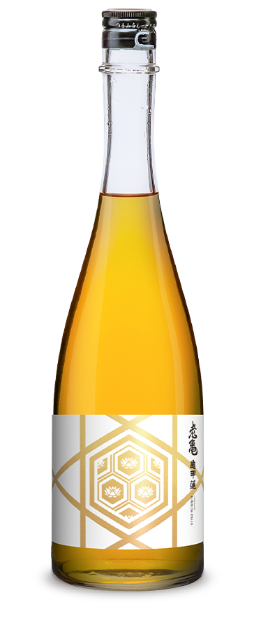 小野酒造 老亀 亀甲蓮のラベル